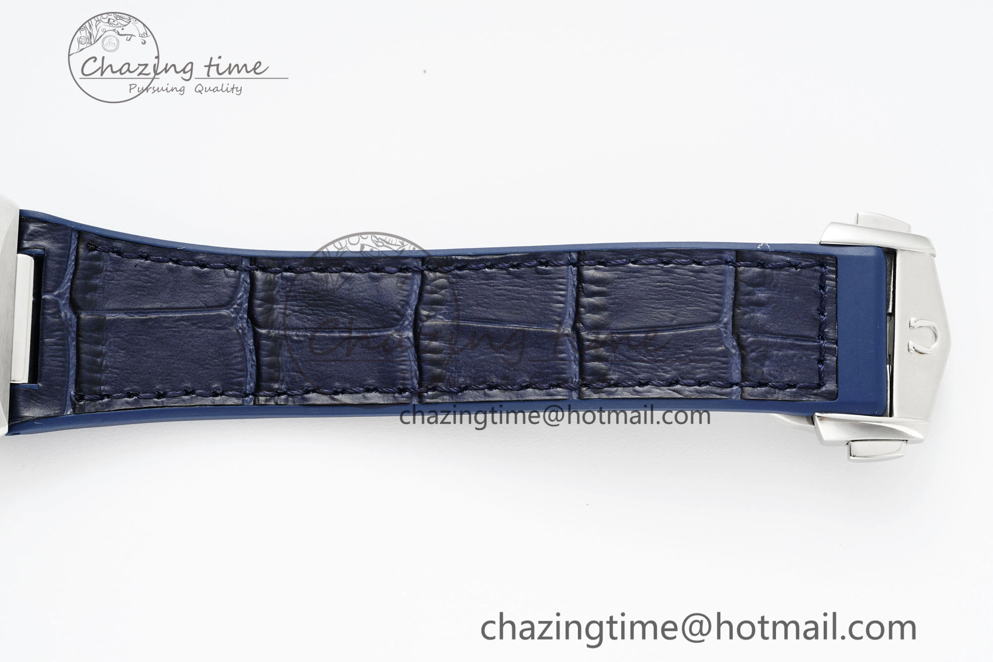 Constellation Blue Ceramic SS VSF 1:1 Best Edition Blue Dial on Blue Gummy Strap A8900 Super Clone