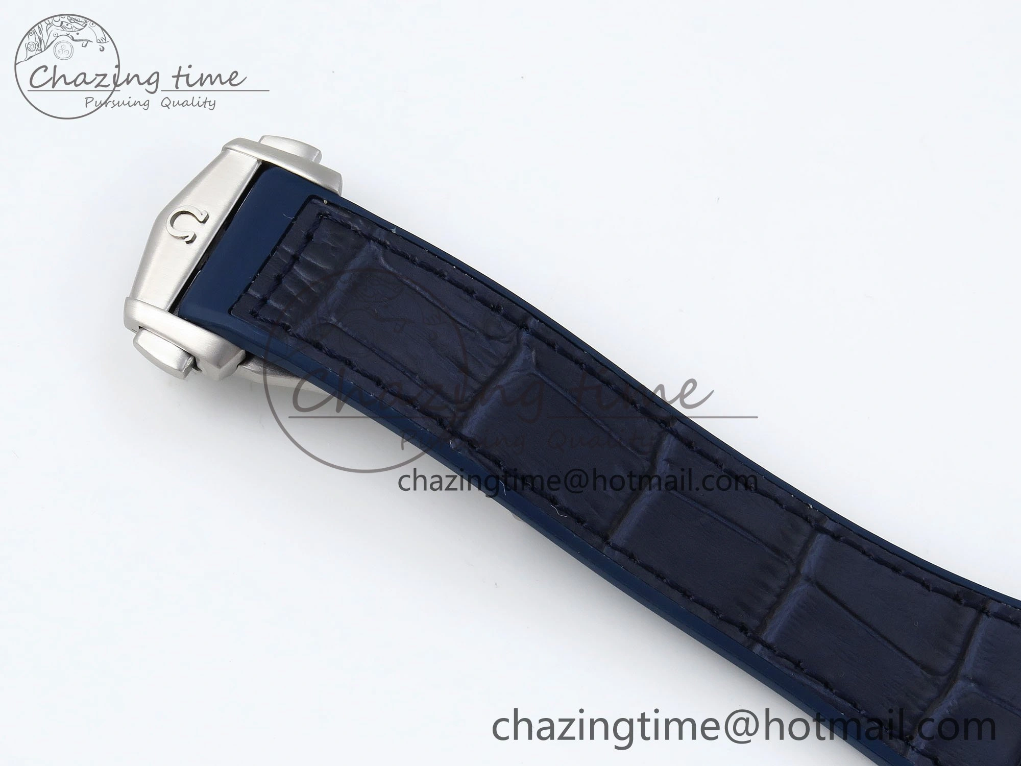 Constellation Blue Ceramic SS VSF 1:1 Best Edition White Dial on Blue Gummy Strap A8900 Super Clone