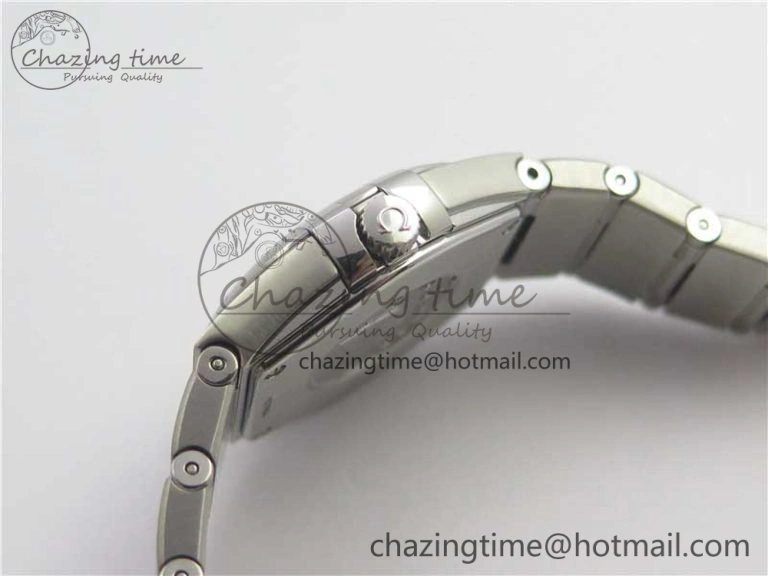 Constellation Ladies 27mm ZF 1:1 Best Edition SS Blue MOP Dial on SS Bracelet ETA Quartz