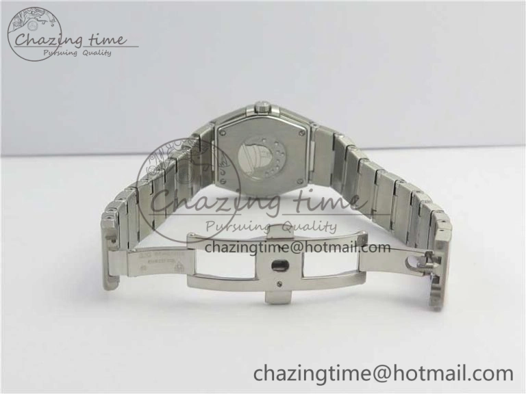 Constellation Ladies 27mm ZF 1:1 Best Edition SS Blue MOP Dial on SS Bracelet ETA Quartz