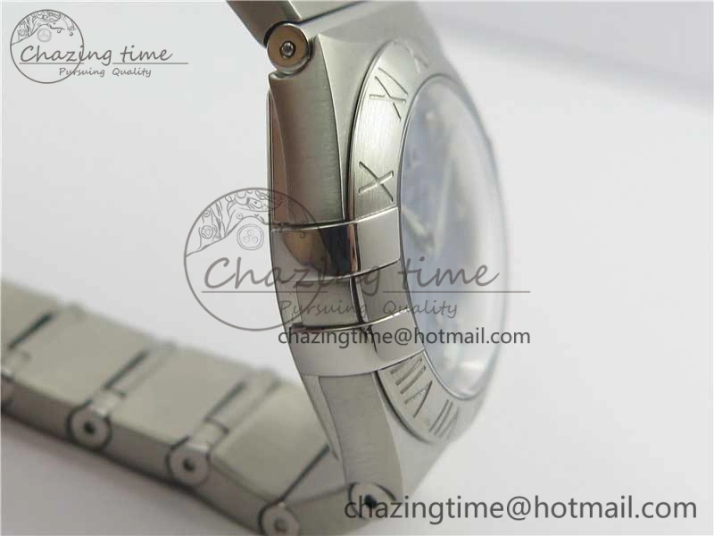 Constellation Ladies 27mm ZF 1:1 Best Edition SS Blue MOP Dial on SS Bracelet ETA Quartz