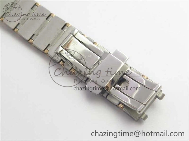 Constellation Ladies 27mm ZF 1:1 Best Edition SS RG White MOP Dial Diamonds Bezel & Markers on SS RG Bracelet ETA Quartz