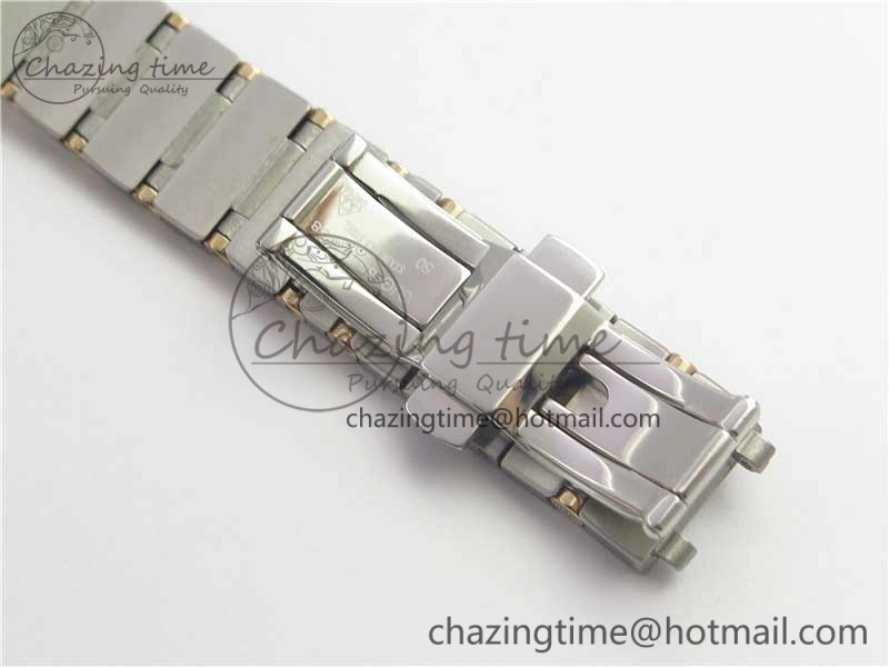 Constellation Ladies 27mm ZF 1:1 Best Edition SS RG White MOP Dial Diamonds Bezel & Markers on SS RG Bracelet ETA Quartz