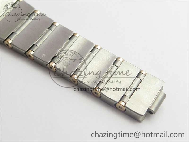 Constellation Ladies 27mm ZF 1:1 Best Edition SS RG White MOP Dial Diamonds Bezel & Markers on SS RG Bracelet ETA Quartz