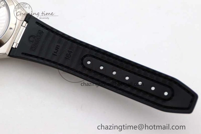 Constellation SS SBF 1:1 Best Edition White Dial on Black Gummy Strap A8900 Super Clone