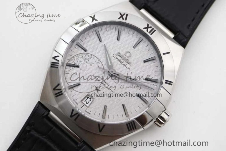 Constellation SS SBF 1:1 Best Edition White Dial on Black Gummy Strap A8900 Super Clone