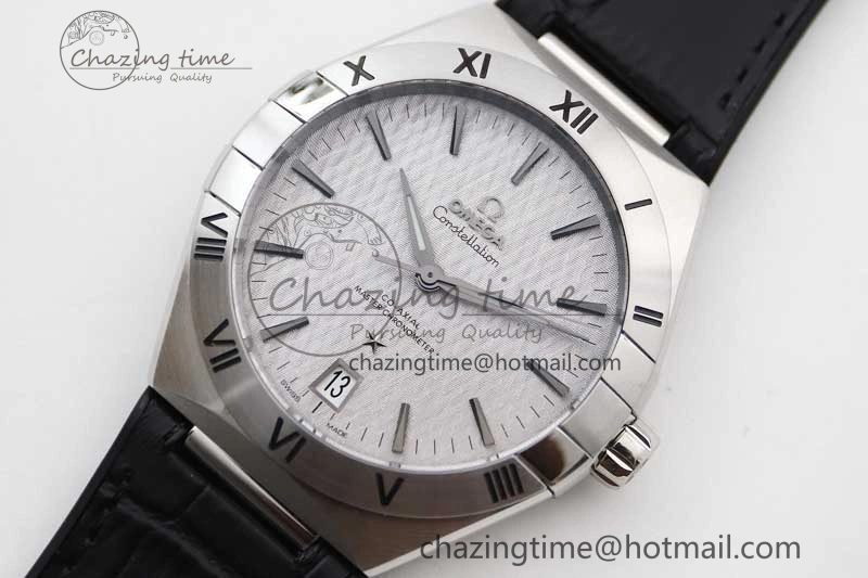 Constellation SS SBF 1:1 Best Edition White Dial on Black Gummy Strap A8900 Super Clone
