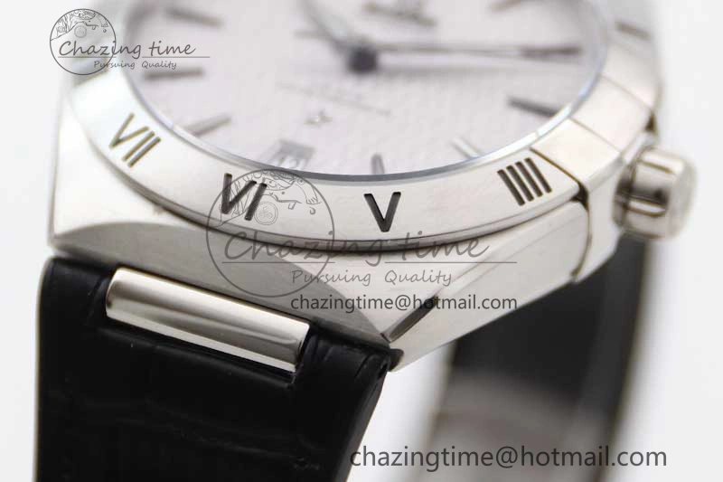 Constellation SS SBF 1:1 Best Edition White Dial on Black Gummy Strap A8900 Super Clone