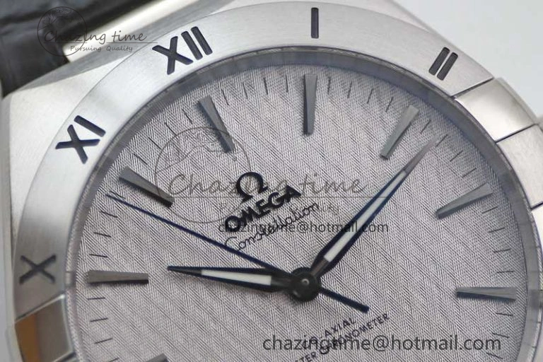 Constellation SS SBF 1:1 Best Edition White Dial on Black Gummy Strap A8900 Super Clone