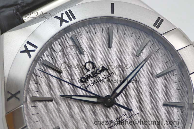 Constellation SS SBF 1:1 Best Edition White Dial on Black Gummy Strap A8900 Super Clone