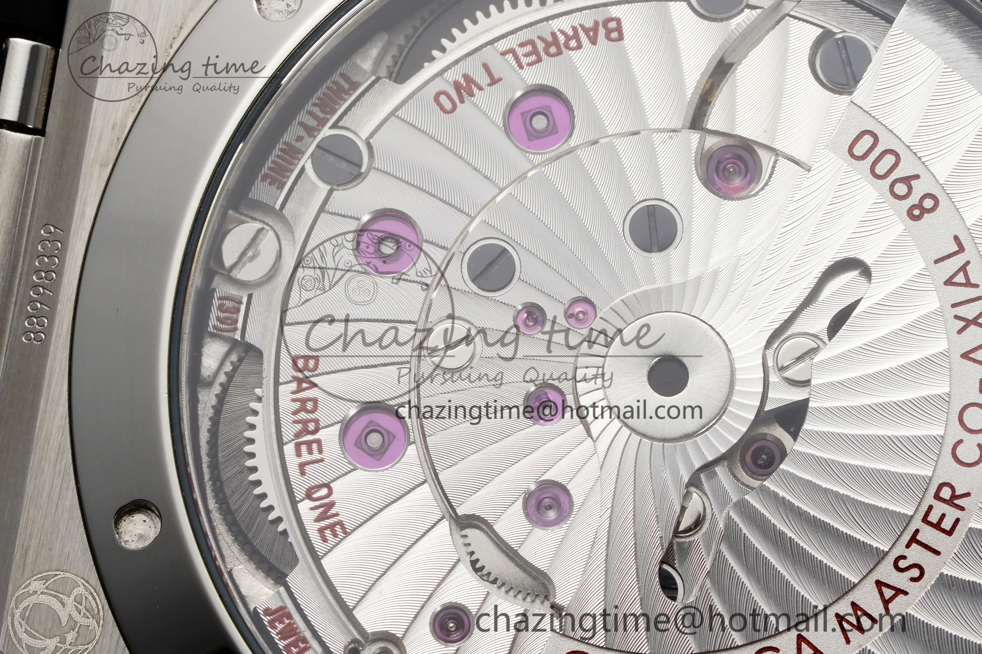Constellation SS VSF 1:1 Best Edition Gray Dial on Black Gummy Strap A8900 Super Clone