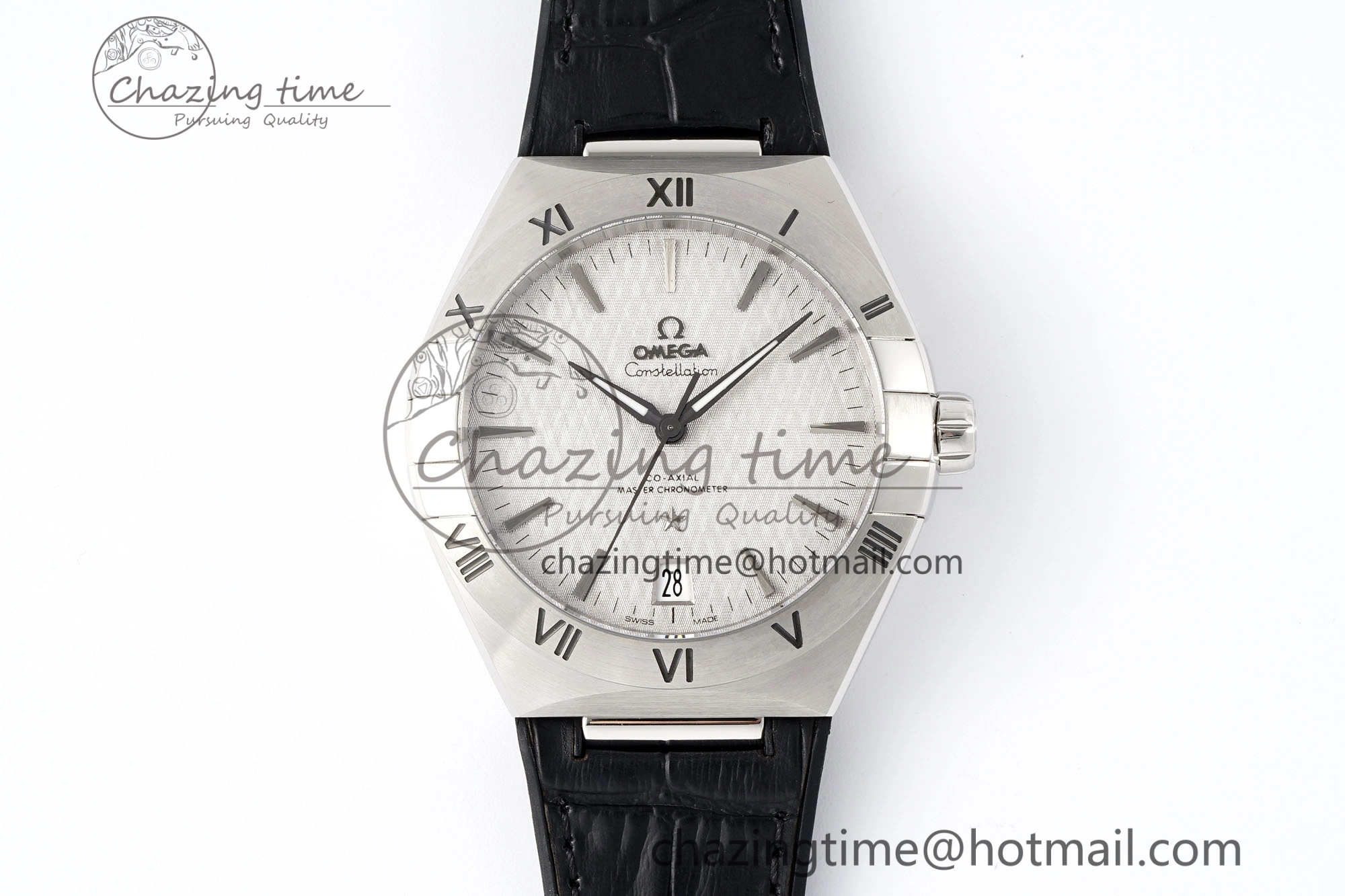 Constellation SS VSF 1:1 Best Edition Gray Dial on Black Gummy Strap A8900 Super Clone