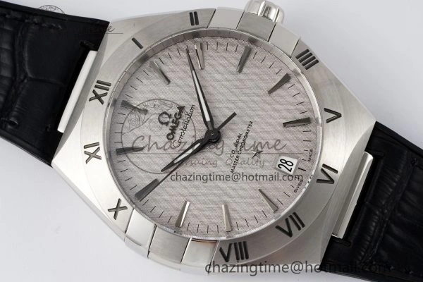 Constellation SS VSF 1:1 Best Edition Gray Dial on Black Gummy Strap A8900 Super Clone
