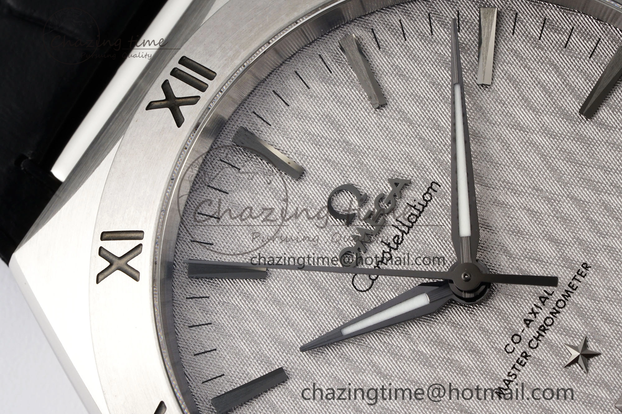 Constellation SS VSF 1:1 Best Edition Gray Dial on Black Gummy Strap A8900 Super Clone