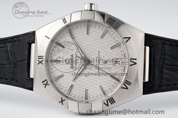 Constellation SS VSF 1:1 Best Edition Gray Dial on Black Gummy Strap A8900 Super Clone