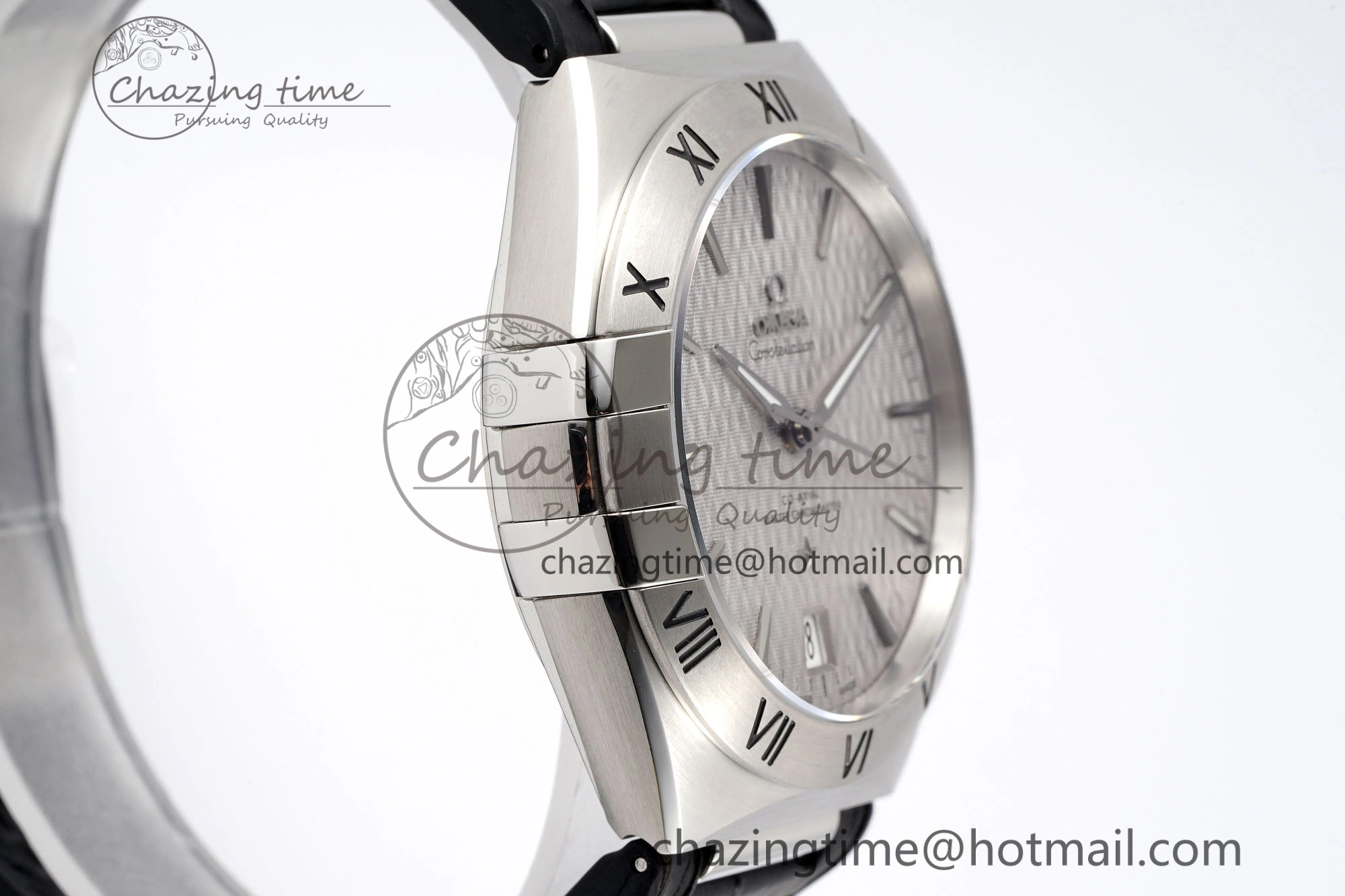 Constellation SS VSF 1:1 Best Edition Gray Dial on Black Gummy Strap A8900 Super Clone