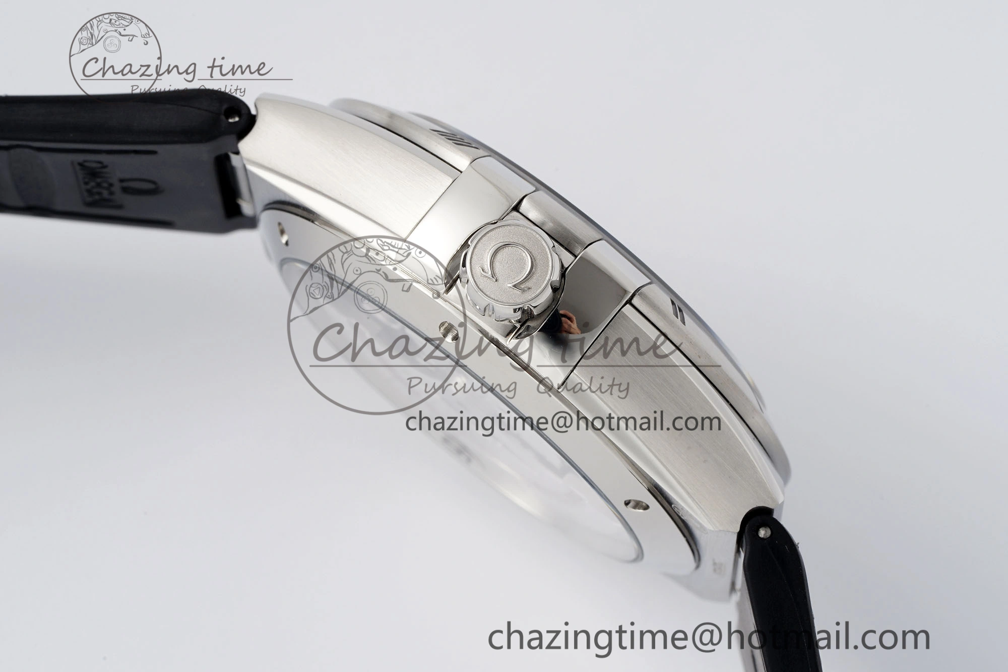Constellation SS VSF 1:1 Best Edition Gray Dial on Black Gummy Strap A8900 Super Clone