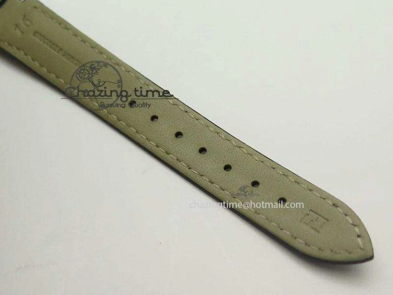 Crazy Carats V6F 1:1 Best Edition Diamonds Bezel Black Dial On Black Leather Strap Swiss Quartz
