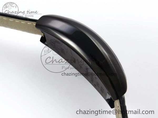 Crazy Hours PVD TWF Best Edition Gray Dial on Black Leather Strap A23J