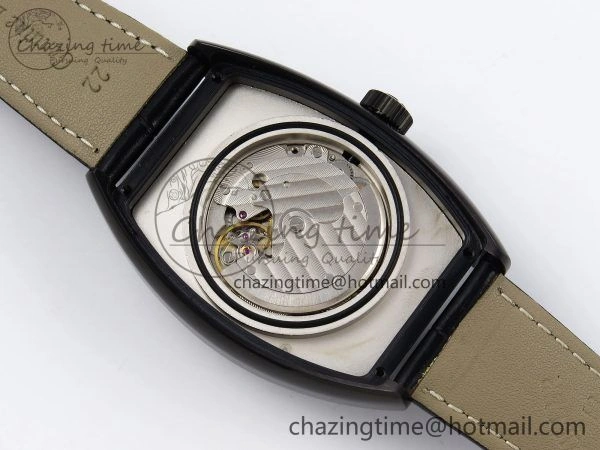 Crazy Hours PVD TWF Best Edition Gray Dial on Black Leather Strap A23J