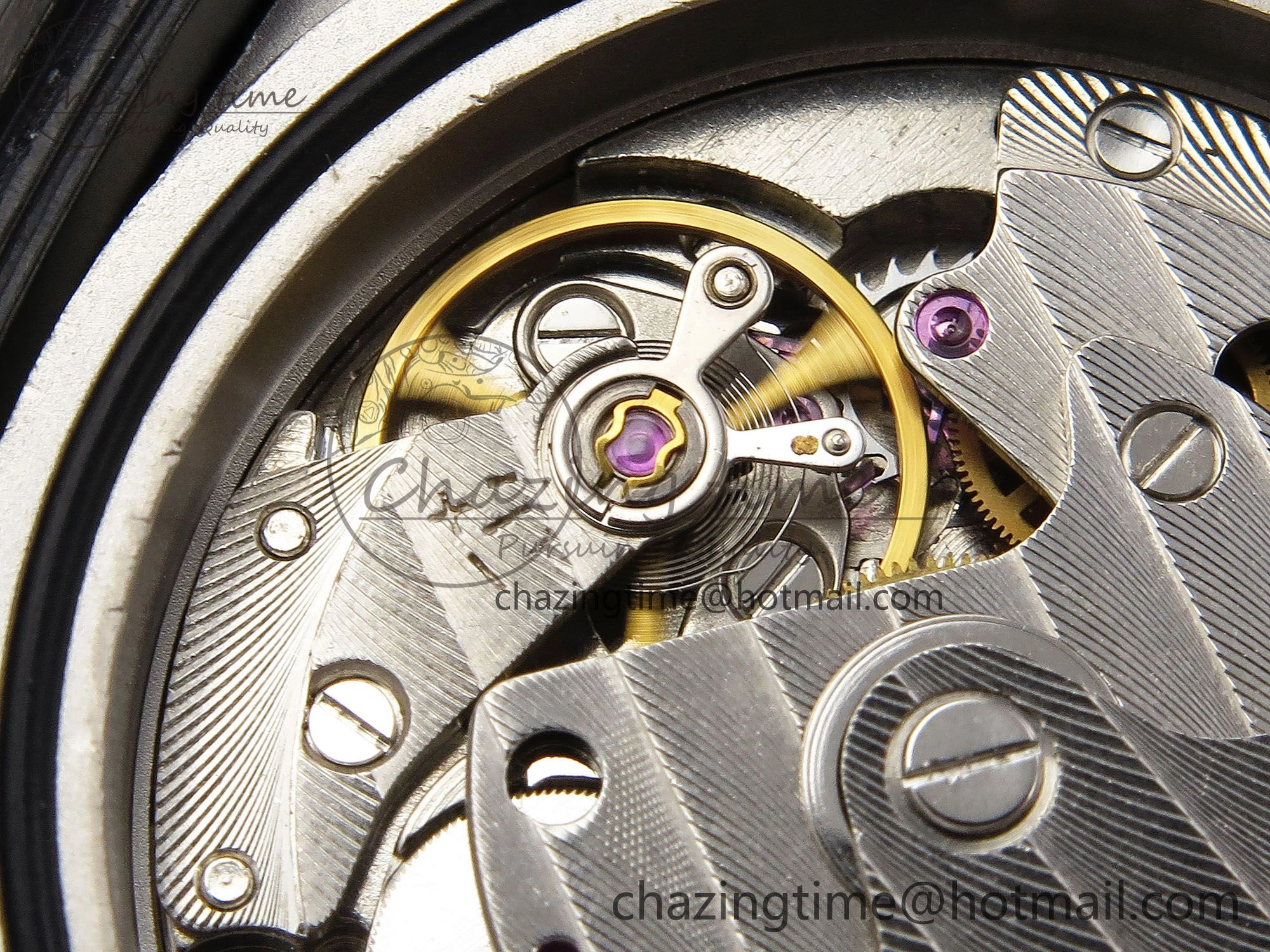 Crazy Hours PVD TWF Best Edition Gray Dial on Black Leather Strap A23J