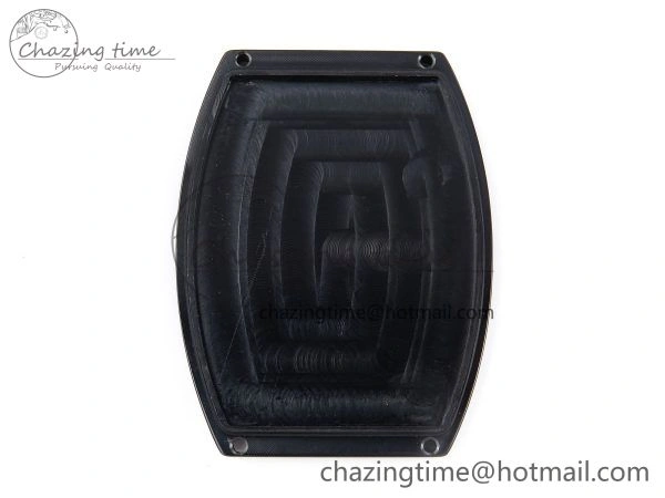 Crazy Hours PVD TWF Best Edition Gray Dial on Black Leather Strap A23J