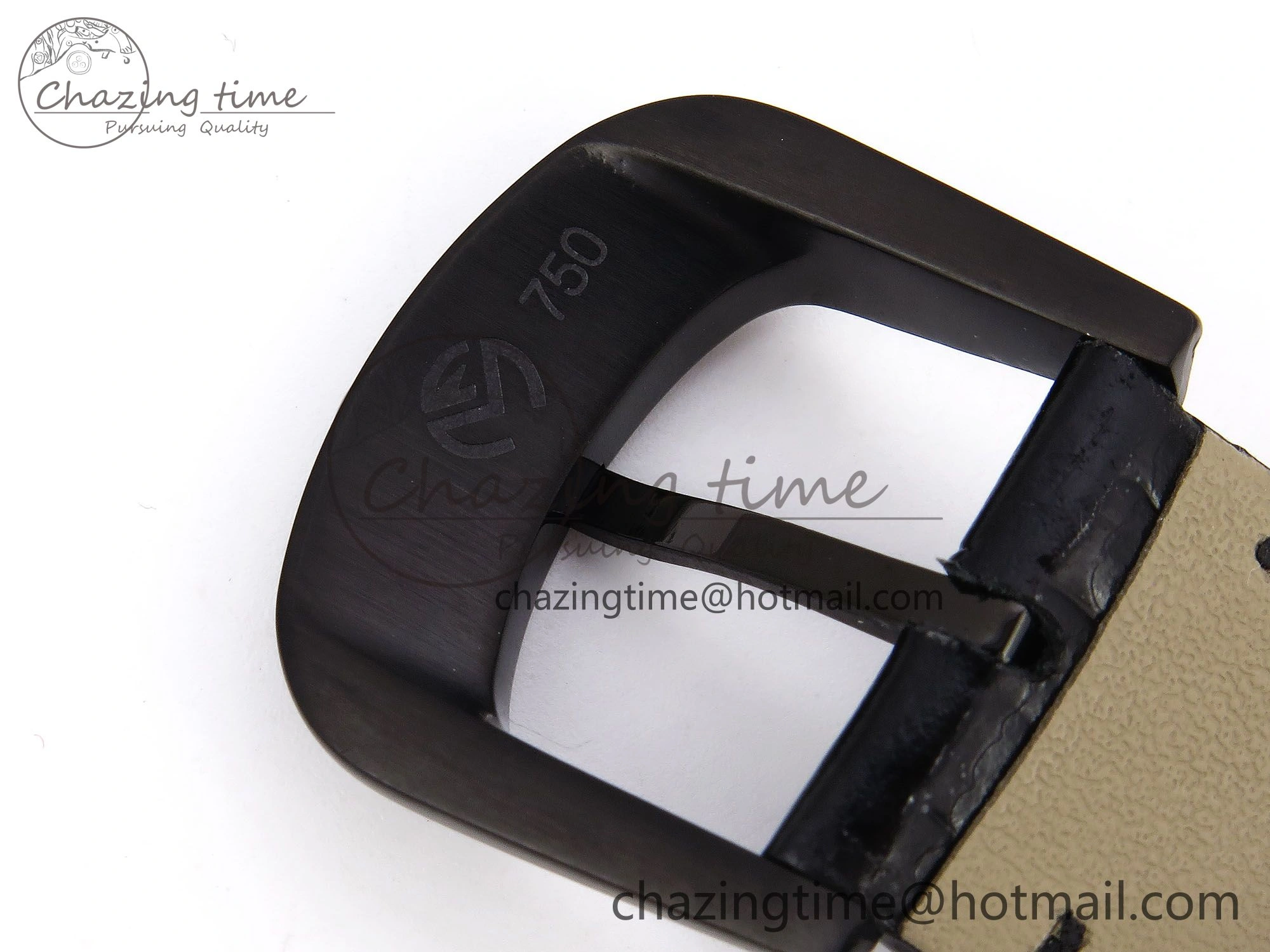 Crazy Hours PVD TWF Best Edition Gray Dial on Black Leather Strap A23J