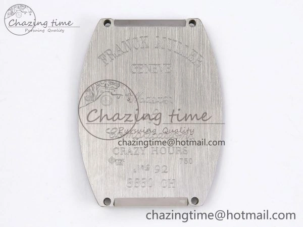 Crazy Hours PVD TWF Best Edition Gray Dial on Black Leather Strap A23J