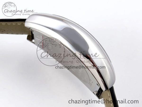Crazy Hours PVD TWF Best Edition Gray Dial on Black Leather Strap A23J