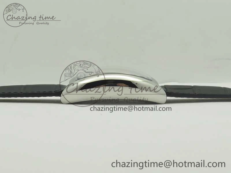 Crazy Hours Real Jumping Hour SS ABF Black Dial Colorful Markers on Black Leather Strap A23J
