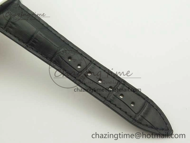 Crazy Hours Real Jumping Hour SS ABF White Dial Colorful Markers on Black Leather Strap A23J