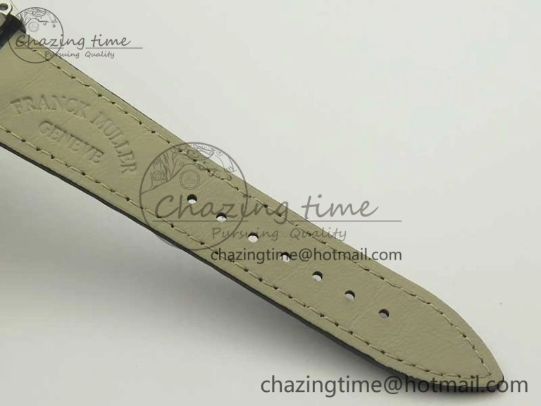 Crazy Hours Real Jumping Hour SS ABF White Dial Colorful Markers on Black Leather Strap A23J