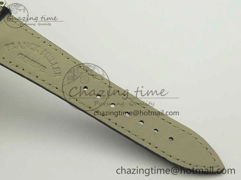 Crazy Hours Real Jumping Hour SS ABF White Dial Colorful Markers on Black Leather Strap A23J