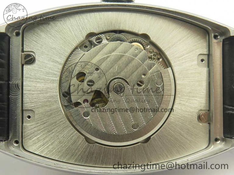 Crazy Hours Real Jumping Hour SS ABF White Dial White Markers on Black Leather Strap A23J
