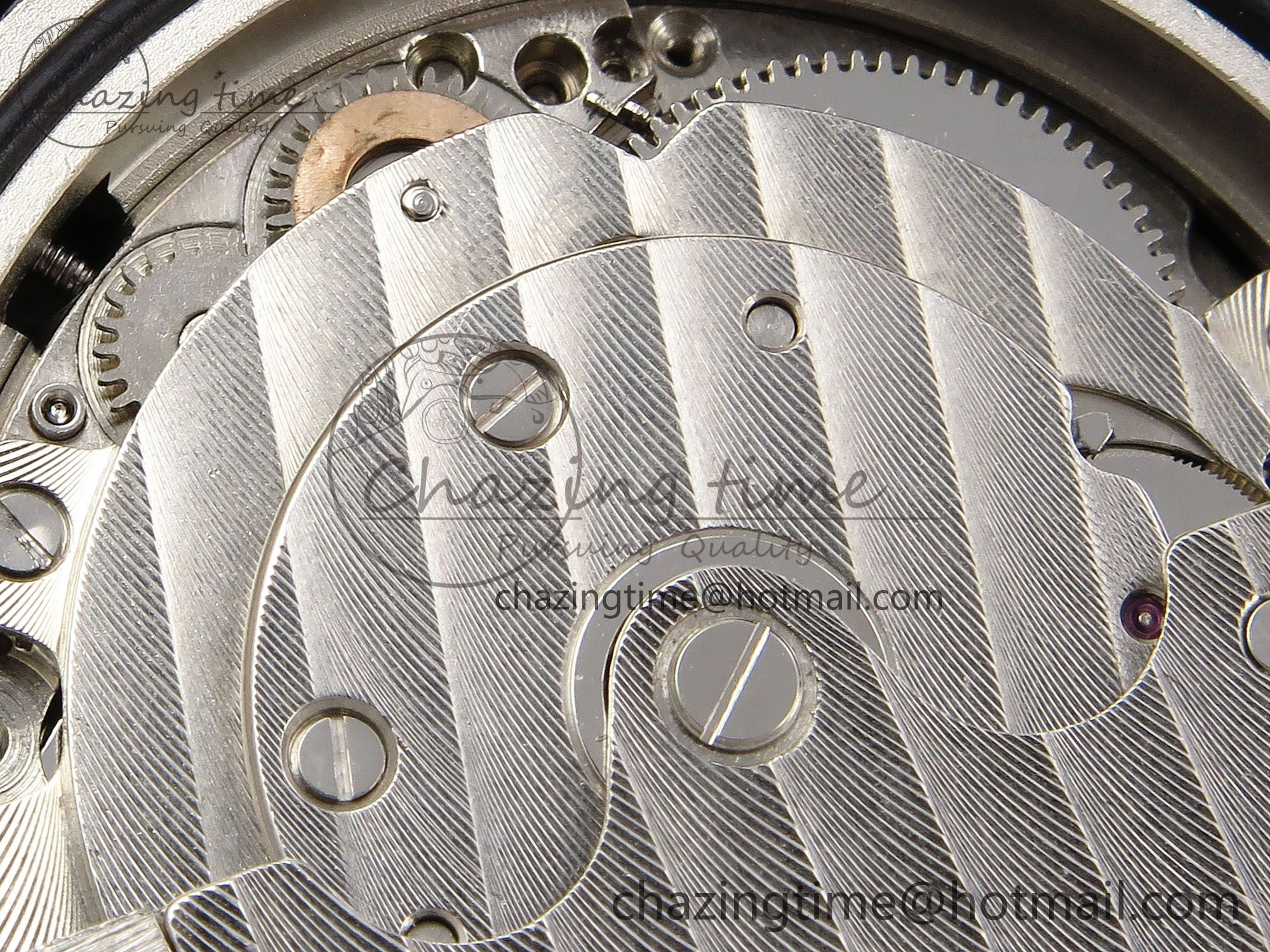 Crazy Hours SS TWF Best Edition Blue Dial Diamonds Bezel on Blue Leather Strap A23J