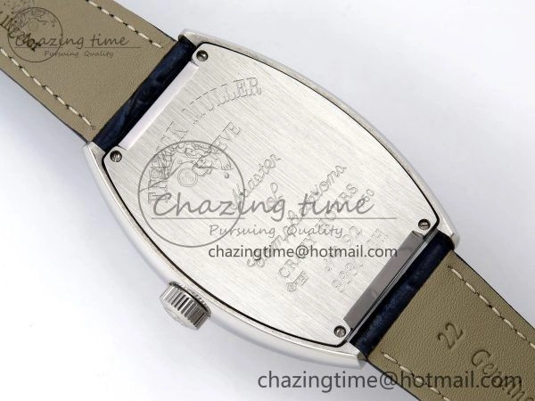 Crazy Hours SS TWF Best Edition Blue Dial on Blue Leather Strap A23J