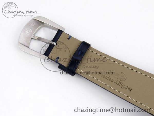 Crazy Hours SS TWF Best Edition Blue Dial on Blue Leather Strap A23J