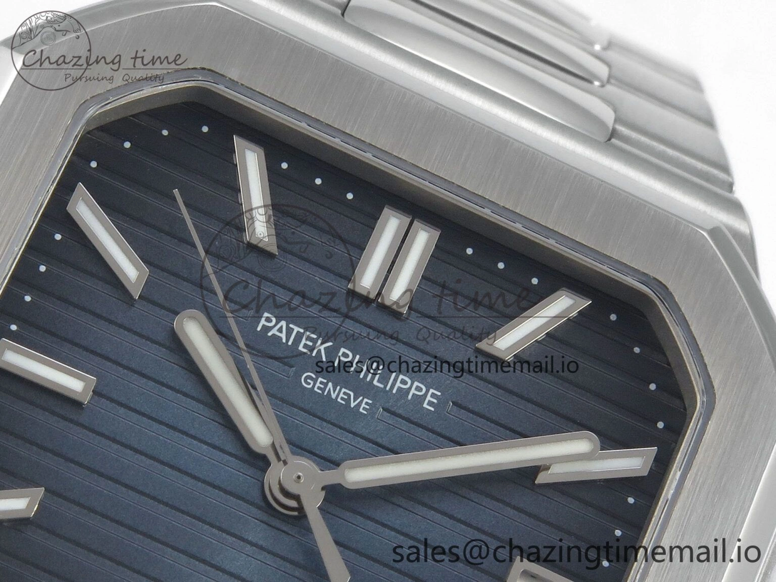 Cubitus 5821 SS PPF Best Edition Blue Dial on SS Bracelet A330