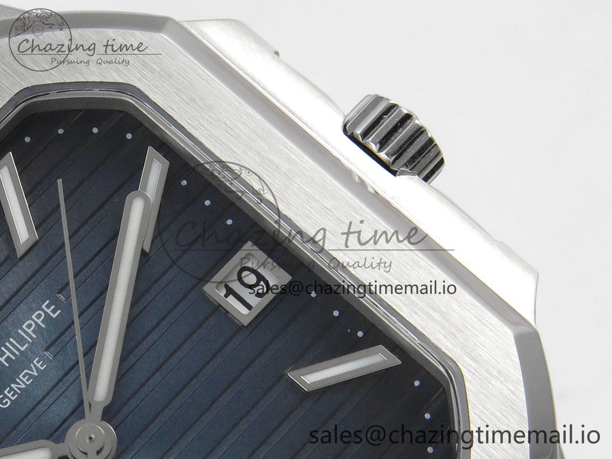 Cubitus 5821 SS PPF Best Edition Blue Dial on SS Bracelet A330
