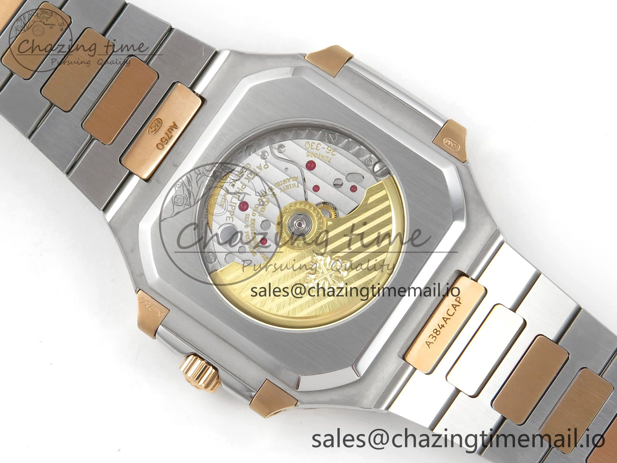 Cubitus 5821 SS PPF Best Edition Blue Dial on SS YG Bracelet A330