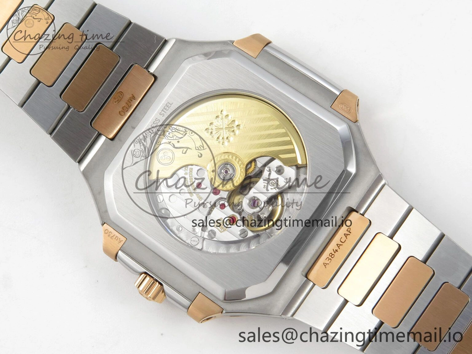 Cubitus 5821 SS PPF Best Edition Blue Dial on SS YG Bracelet A330