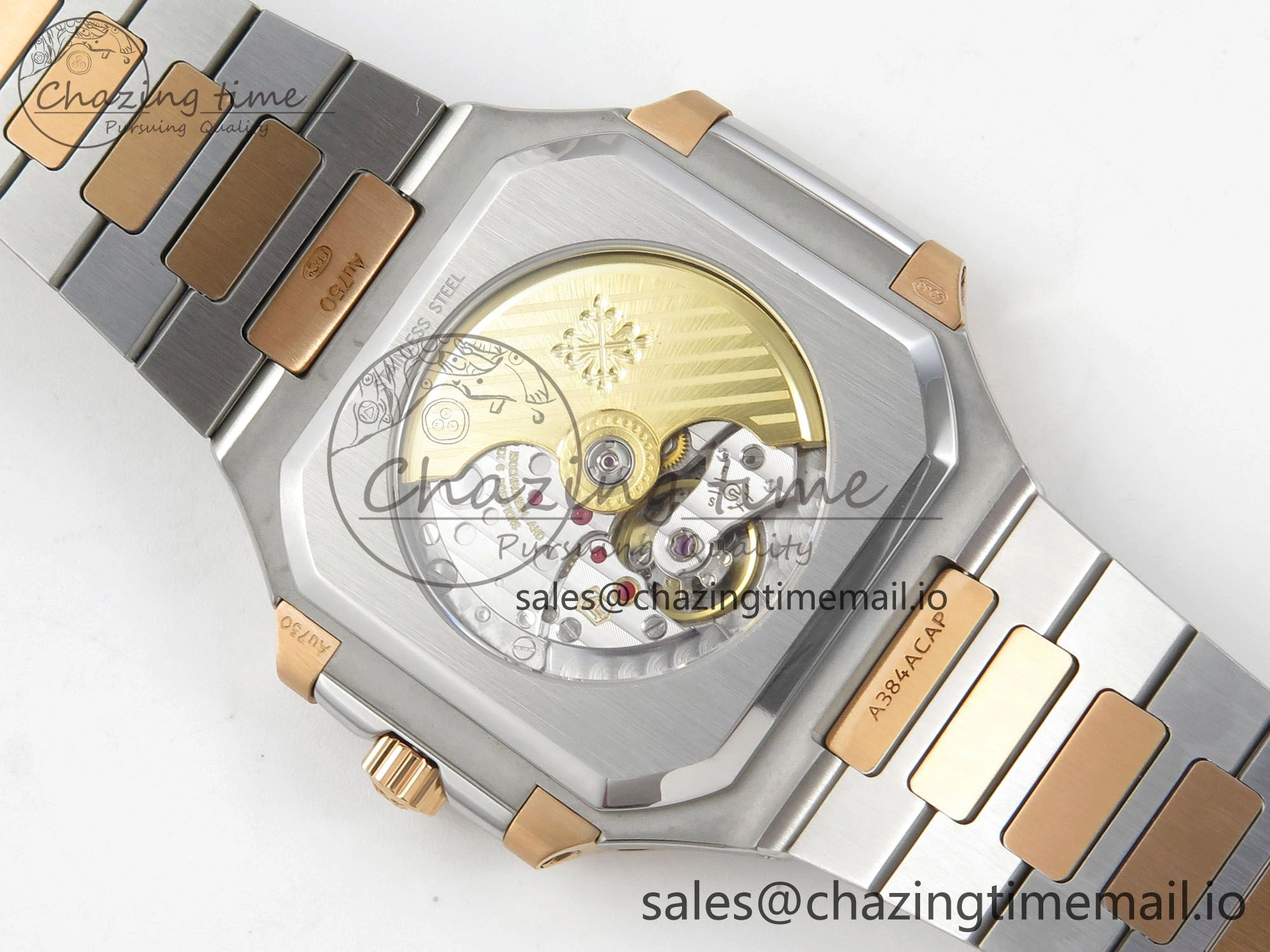 Cubitus 5821 SS PPF Best Edition Blue Dial on SS YG Bracelet A330