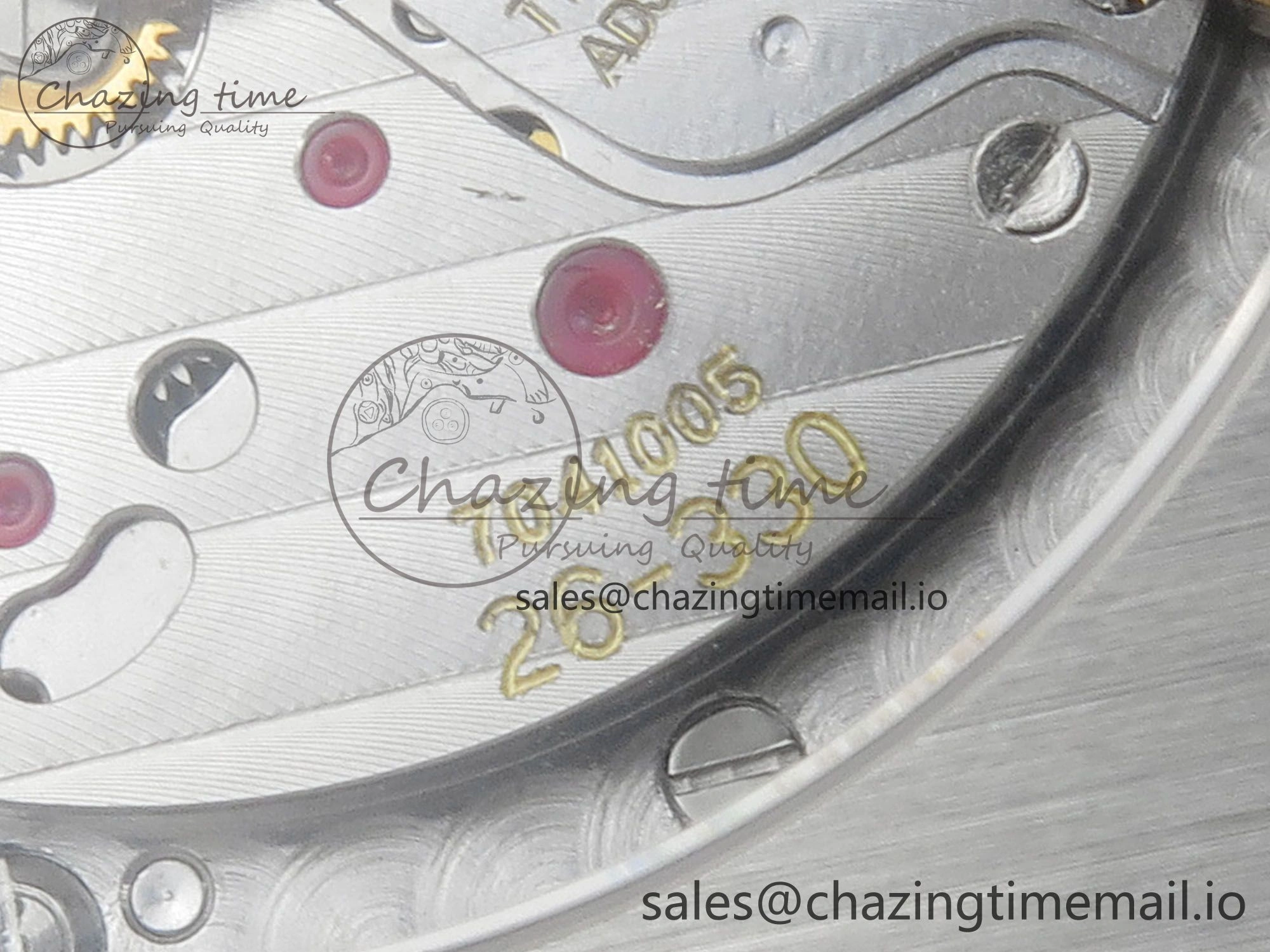 Cubitus 5821 SS PPF Best Edition Green Dial on SS Bracelet A330
