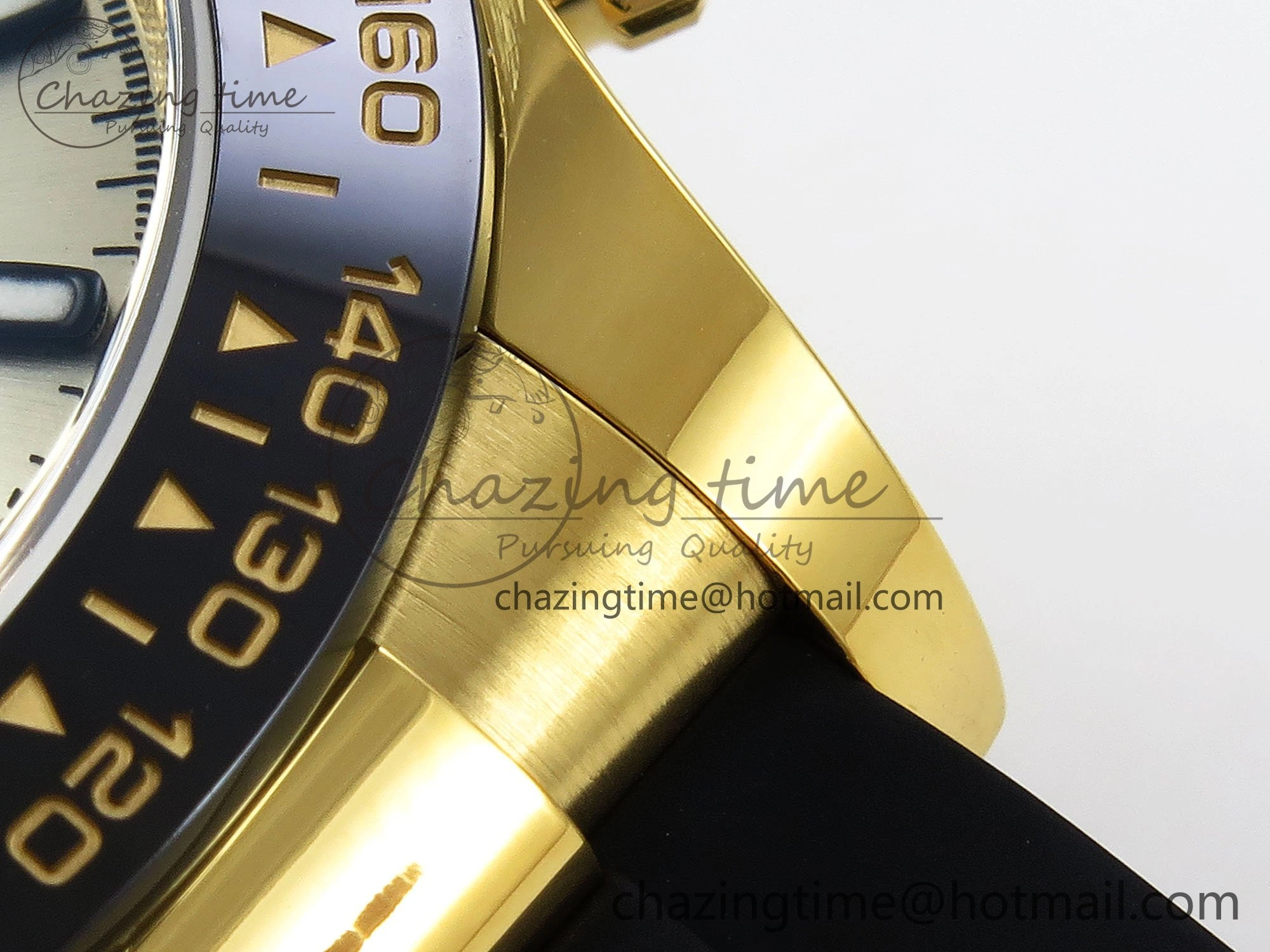 Custom Daytona 116518 APS   RBF 1:1 Best Edition 904L SS Case YG Dial on Oysterflex Strap SH4130 (Gain Weight)
