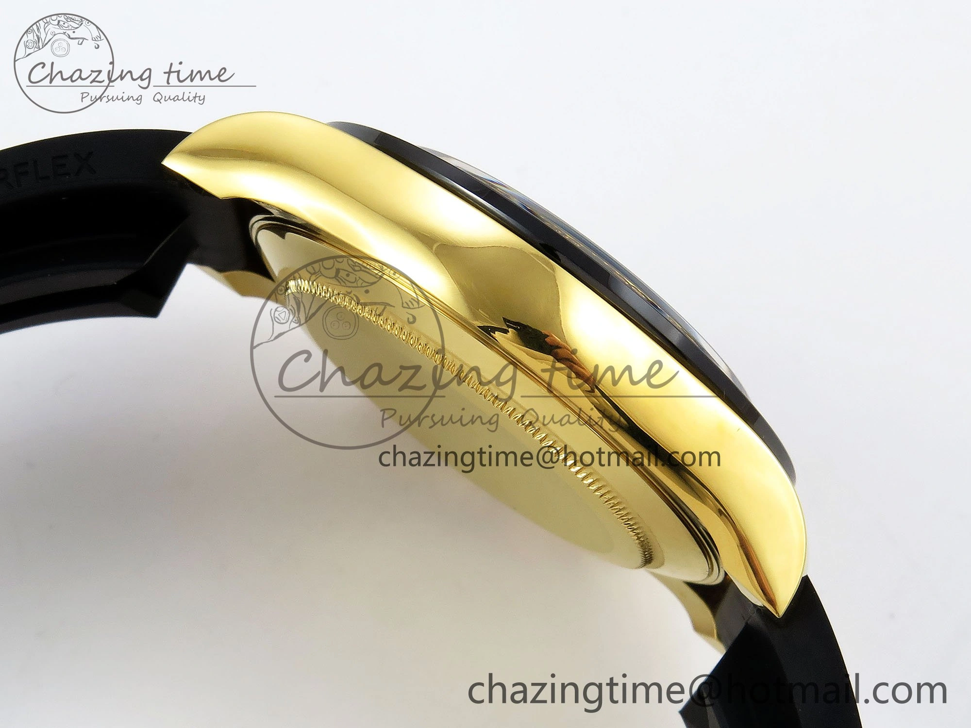 Custom Daytona 116518 APS   RBF 1:1 Best Edition 904L SS Case YG Dial on Oysterflex Strap SH4130 (Gain Weight)