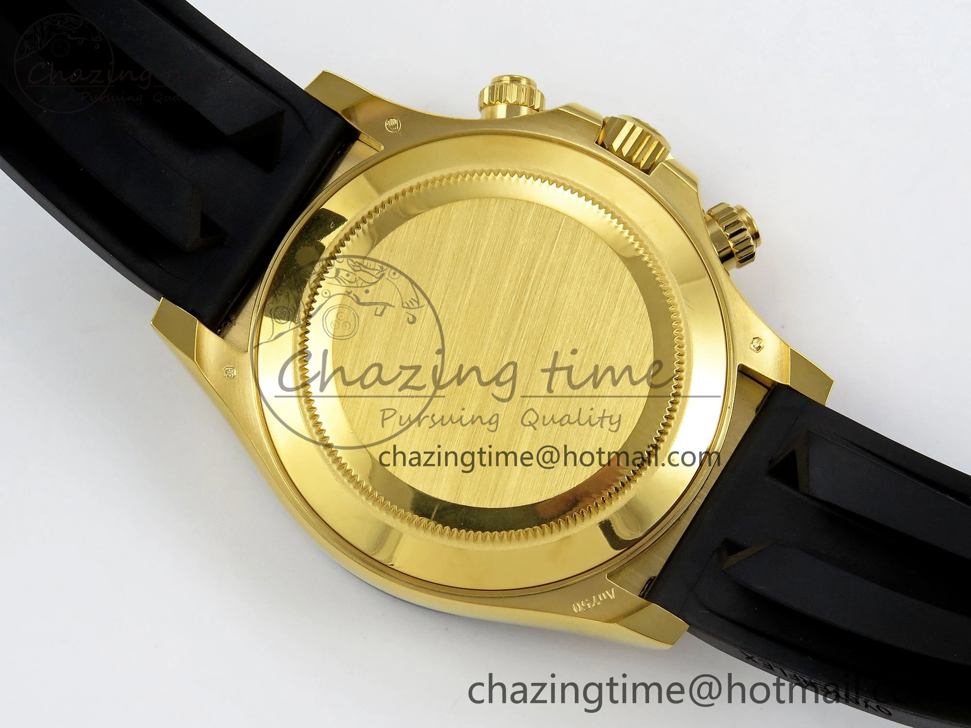 Custom Daytona 116518 APS   RBF 1:1 Best Edition 904L SS Case YG Dial on Oysterflex Strap SH4130 (Gain Weight)