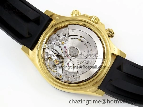 Custom Daytona 116518 APS   RBF 1:1 Best Edition 904L SS Case YG Dial on Oysterflex Strap SH4130 (Gain Weight)