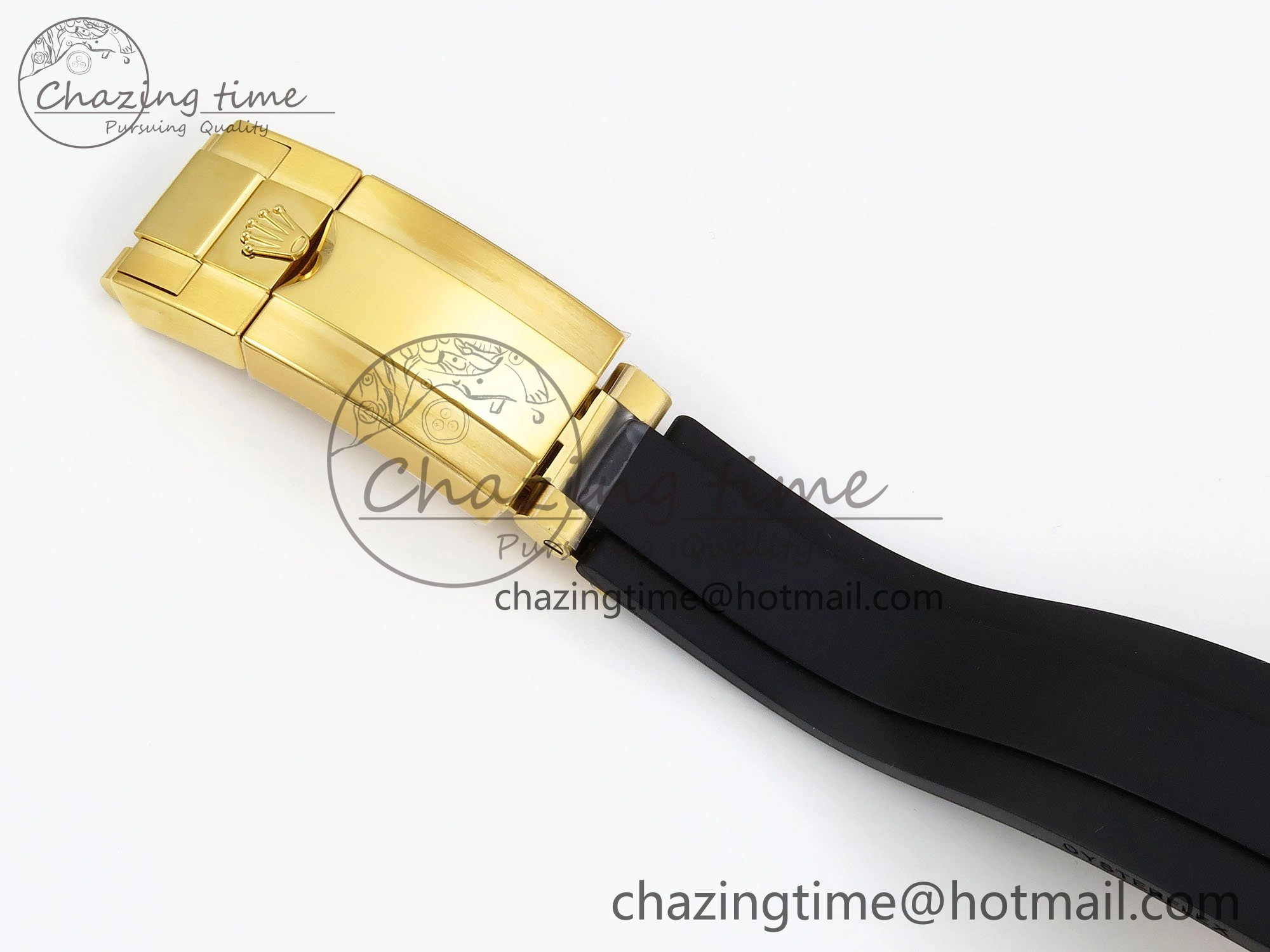 Custom Daytona 116518 APS   RBF 1:1 Best Edition 904L SS Case YG Dial on Oysterflex Strap SH4130 (Gain Weight)