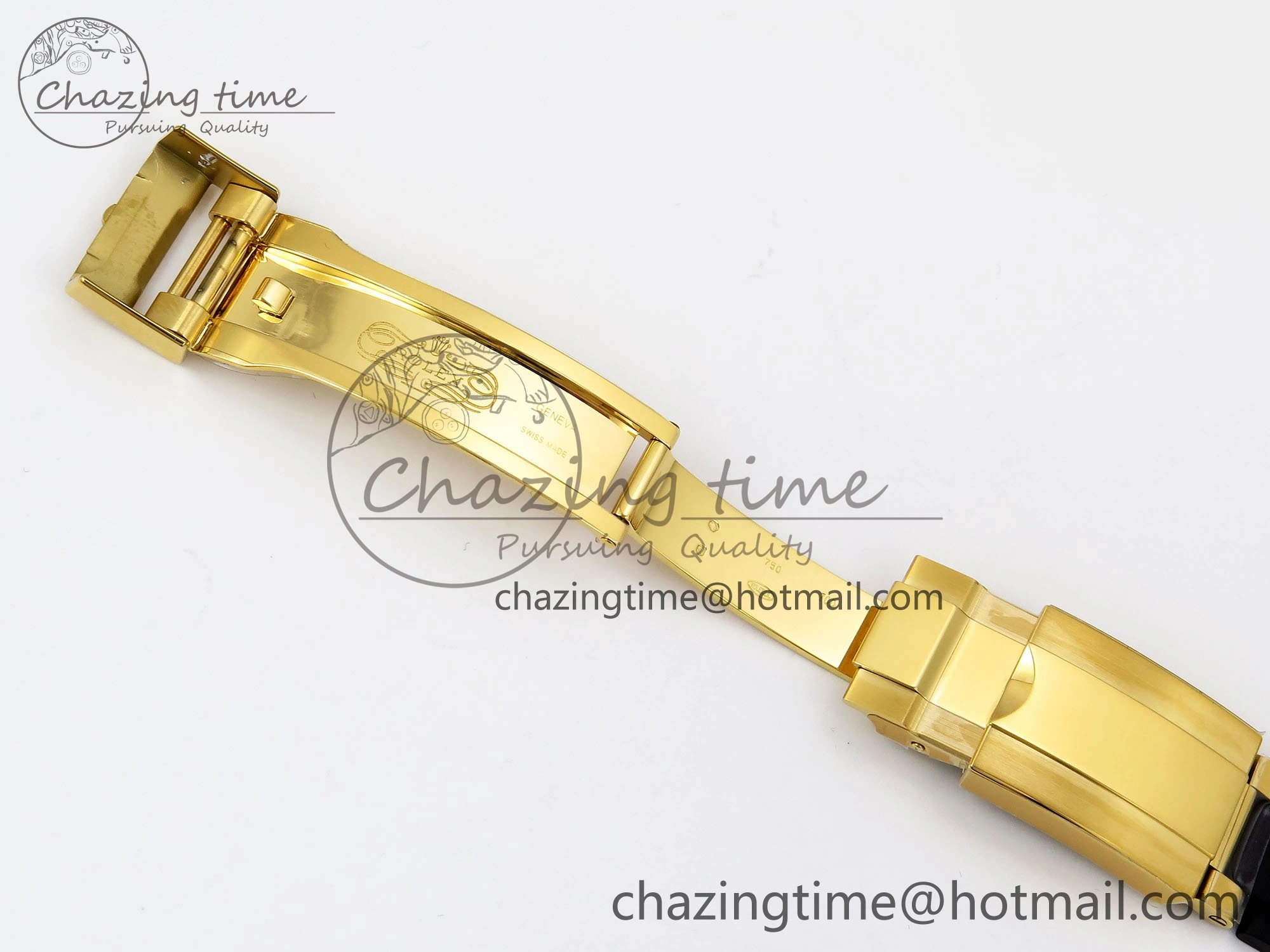 Custom Daytona 116518 APS   RBF 1:1 Best Edition 904L SS Case YG Dial on Oysterflex Strap SH4130 (Gain Weight)