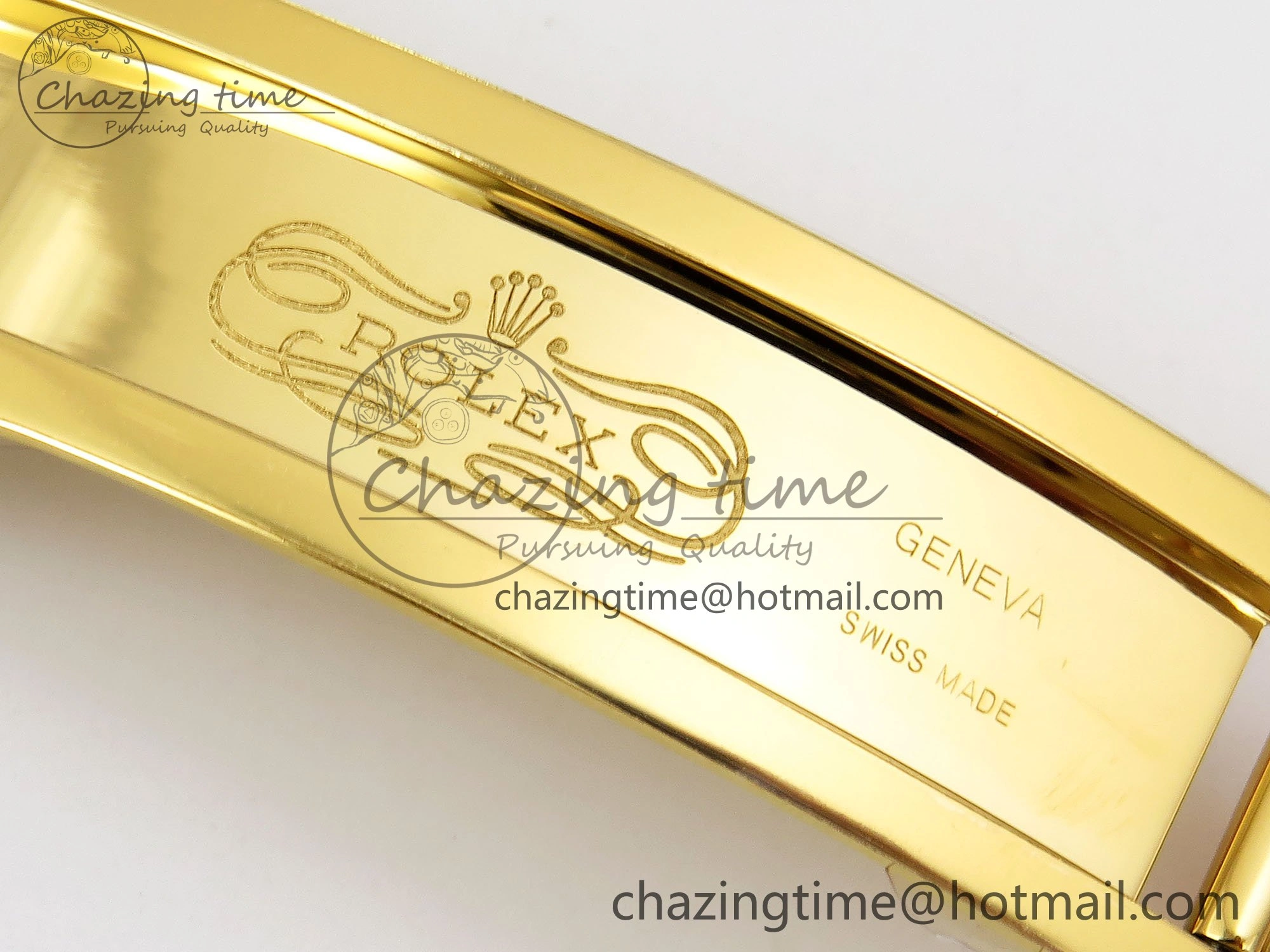 Custom Daytona 116518 APS   RBF 1:1 Best Edition 904L SS Case YG Dial on Oysterflex Strap SH4130 (Gain Weight)
